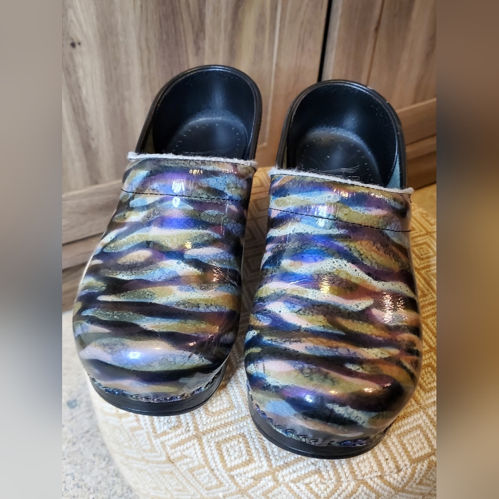Dansko Multi Colored Clog Size 36 (5.5-6) - image 4